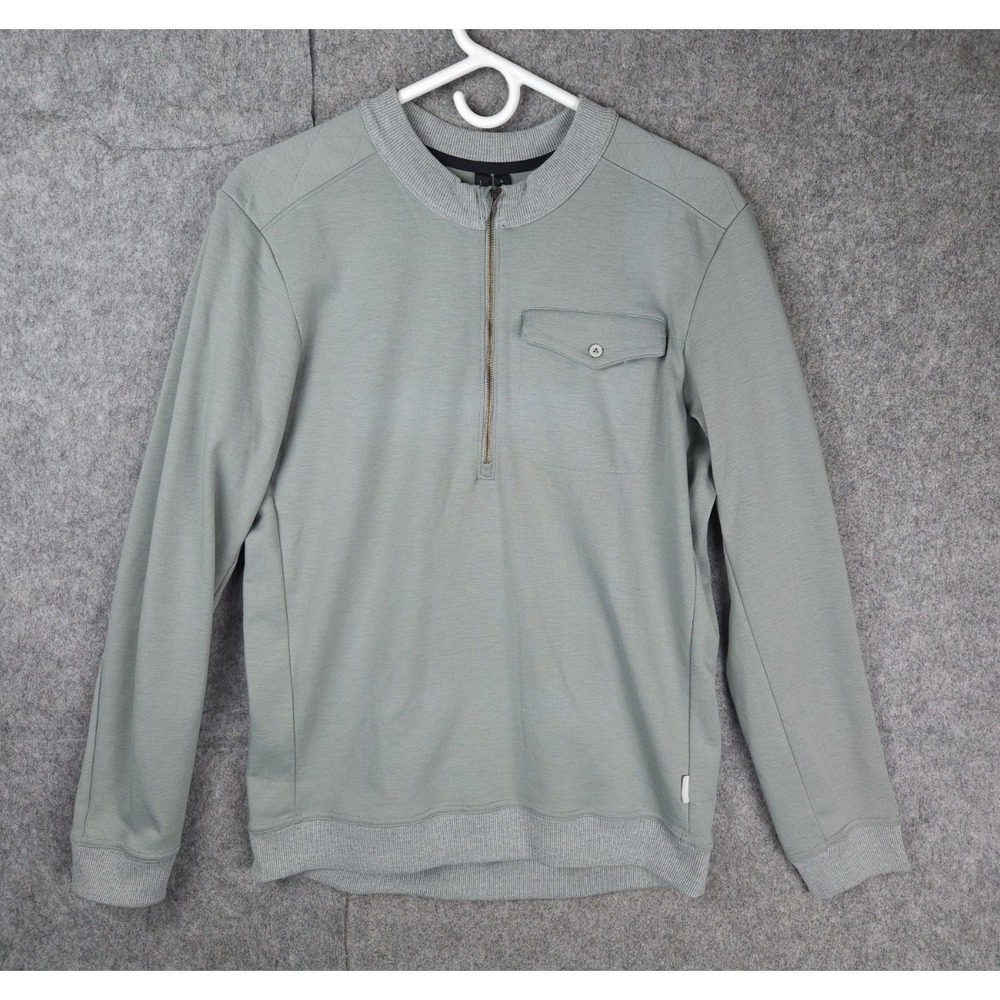 Specialized Utility Drirelease Merino Sweater Men's Large Gray 1/2 Zip Cycling